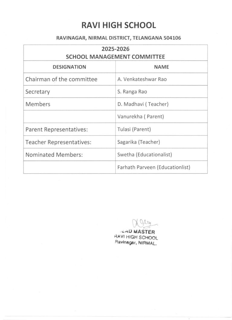 School Management Committee